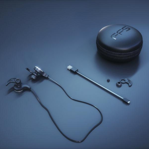 FFS Wireless Earbuds with Built-In Microphone, Water & Sweat Resistant